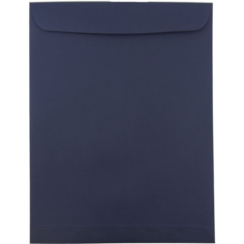 JAM Paper أظرف كتالوج مميزة من JAM PAPER 10 x 13 مفتوحة من النهاية - أزرق بحري - 50/عبوة - Image 1